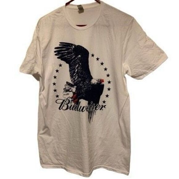 Budweiser Size Large T-Shirt - Picture 1 of 4